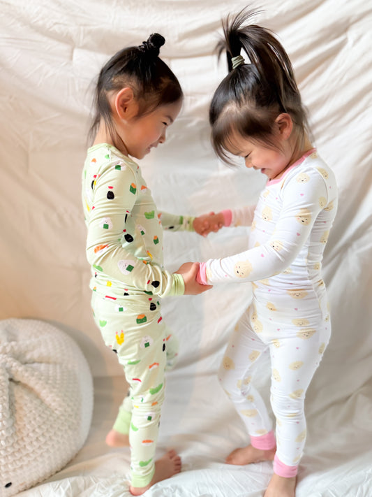 Cozy Dumpling Bamboo Two-Piece Sleep Set - Pink