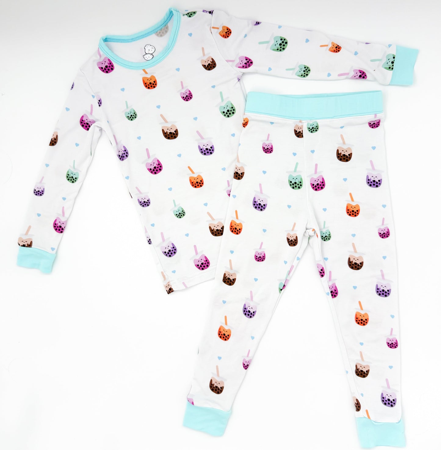 Sweet Boba Dreams Bamboo Two-Piece Sleep Set