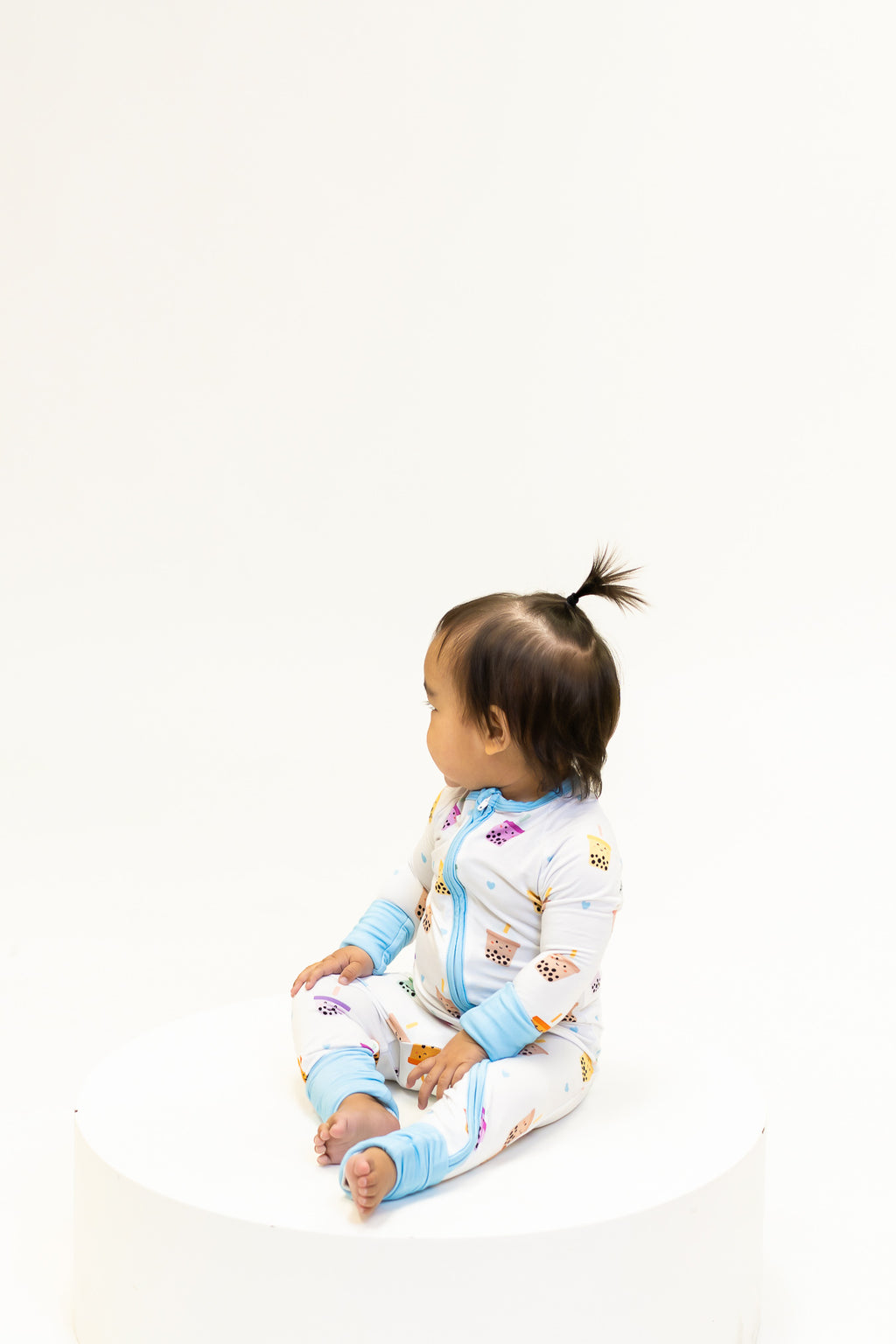 Sweet Boba Dreams 2.0 Bamboo Two-Way Zippy Pajamas