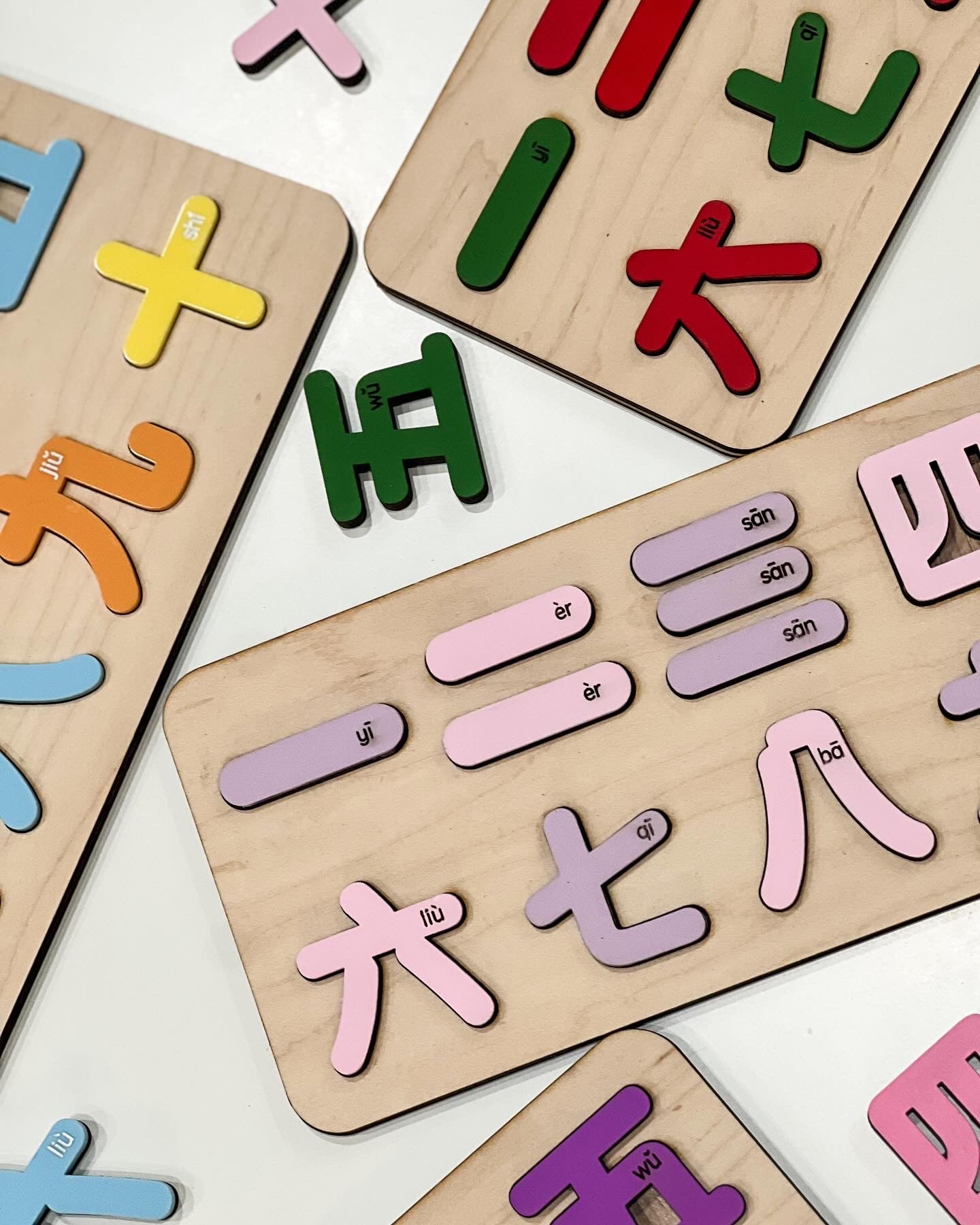 Cantonese Chinese Number Learning Puzzle