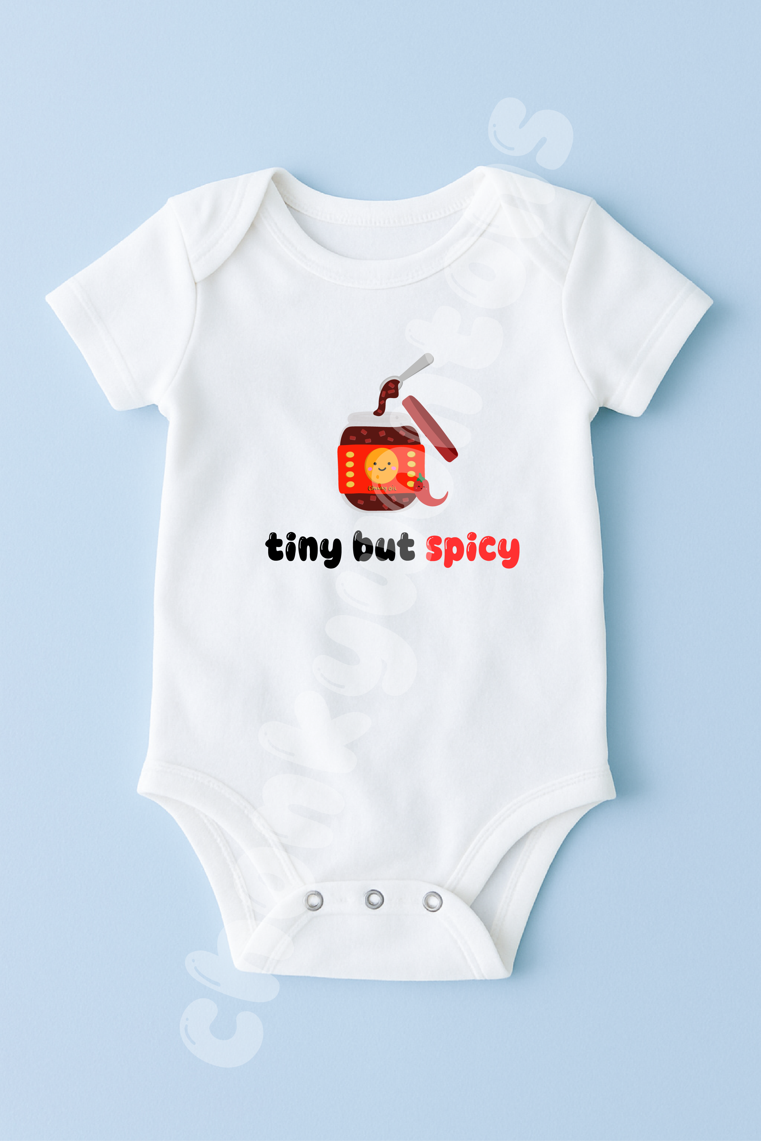 Tiny but Spicy - Graphic Bodysuit