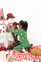 'Teas the Season Bamboo Kids 2 Piece Sleep Set