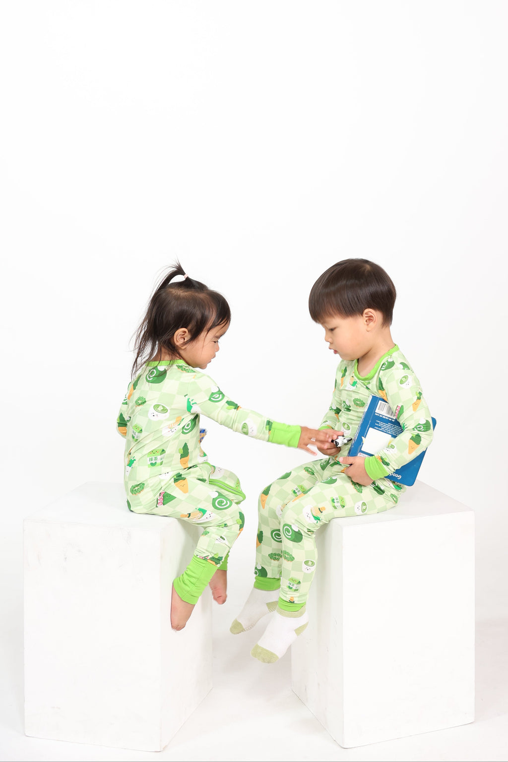 Love You So Matcha 2-Way Zippy Pajama