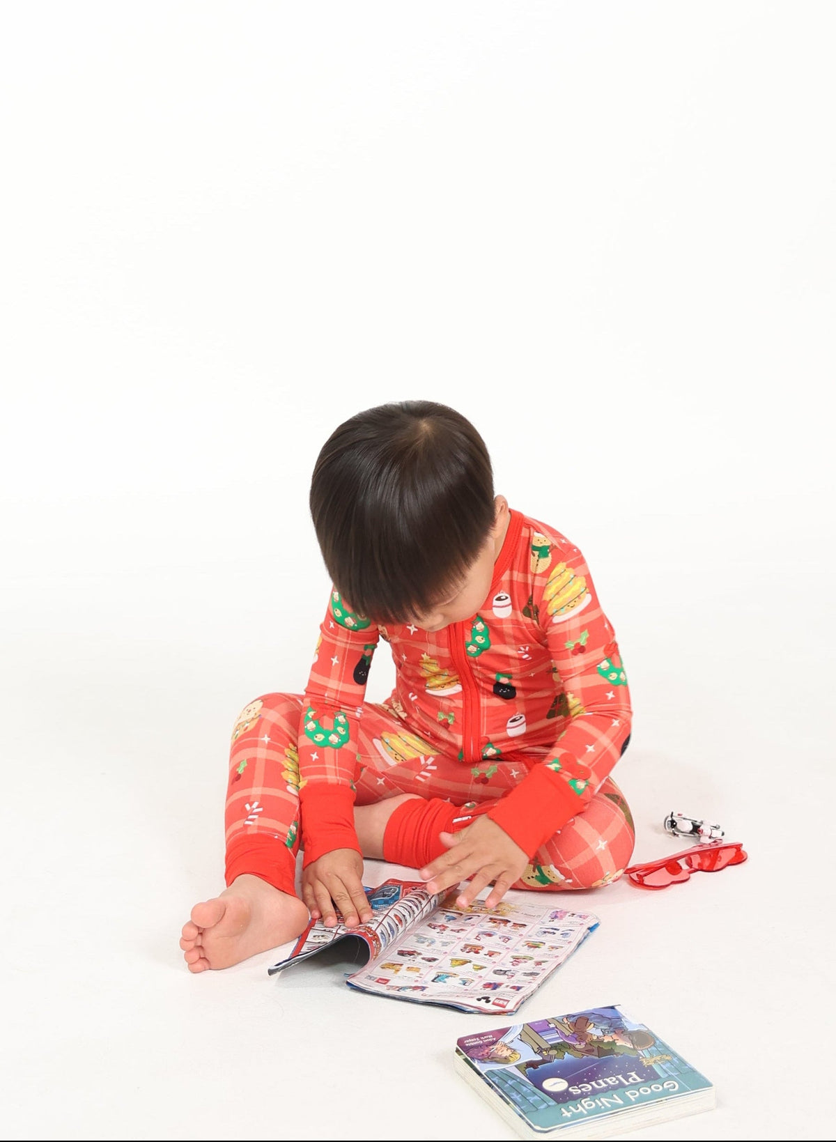 PRE-ORDER ONLY: Jingle Baos Bamboo Kids Two-Way Zippy Pajama