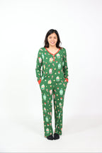 PRE-ORDER ONLY: 'Teas the Season Bamboo Womens 2 Piece Sleep Set - 2026