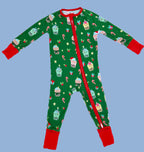'Teas the Season Bamboo Two-Way Zippy Pajama