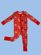 PRE-ORDER ONLY: Jingle Baos Bamboo Kids Two-Way Zippy Pajama