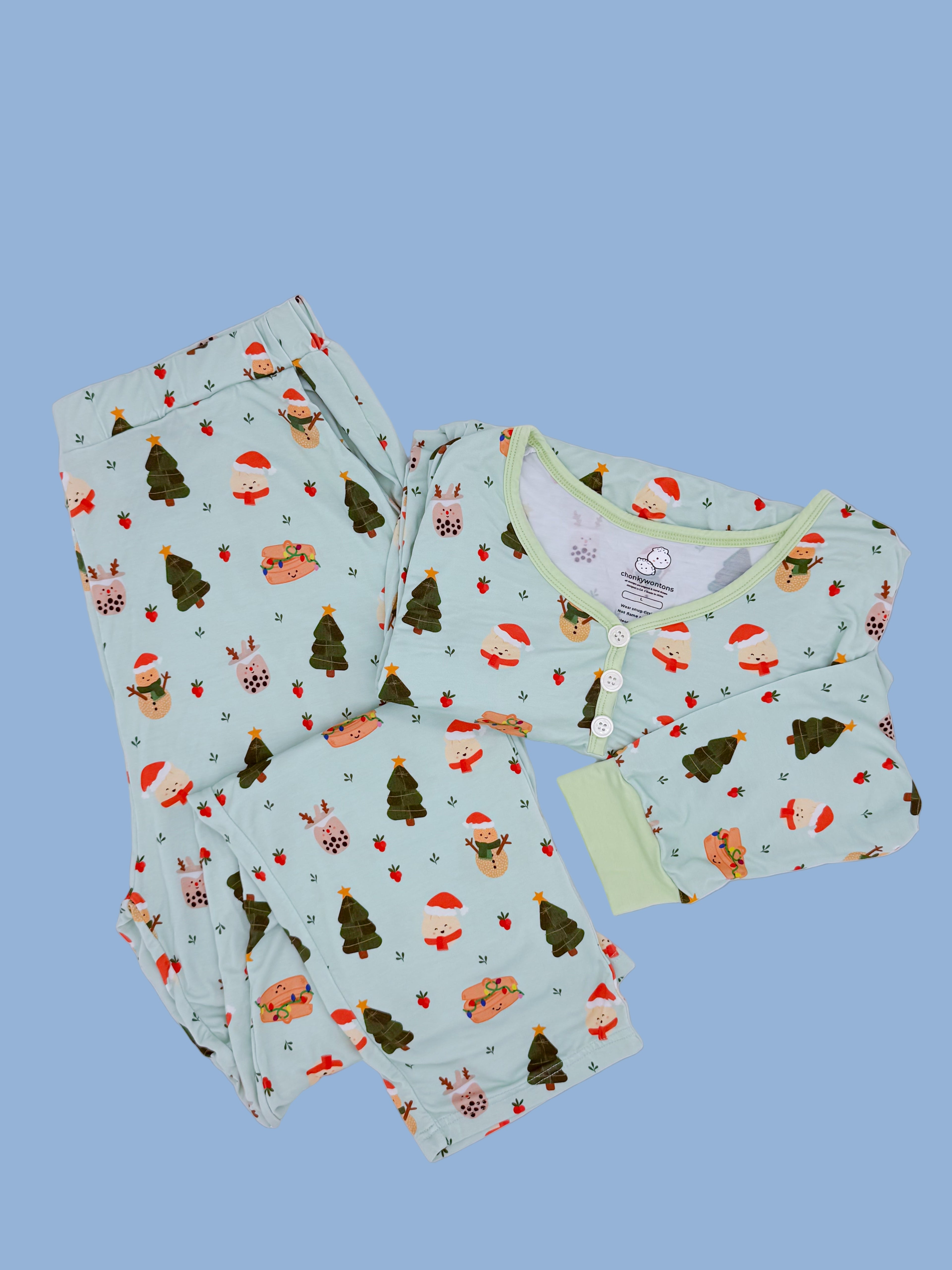 Seasons Eatings Bamboo Womens 2 Piece Sleep Set