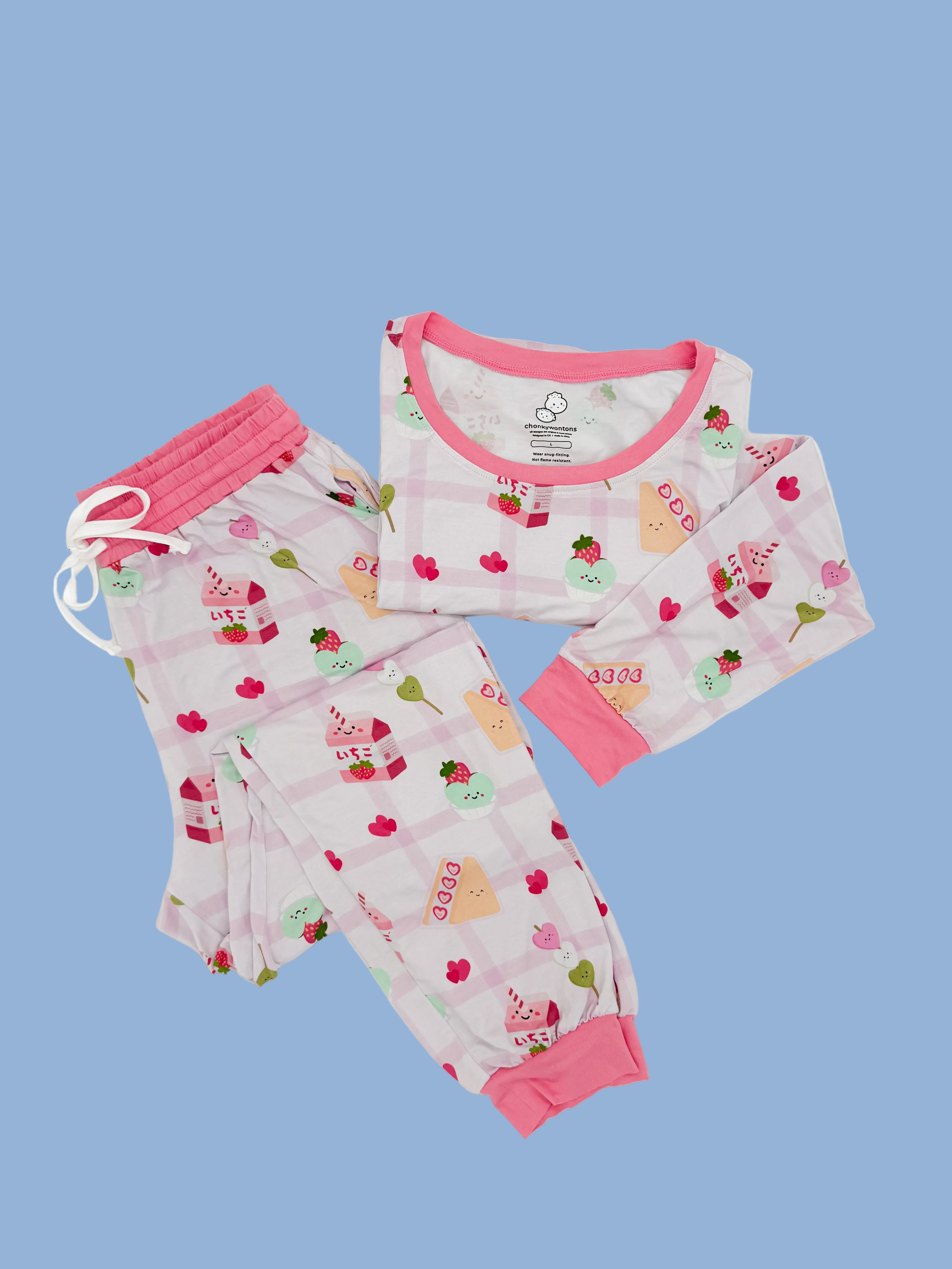 Ichigo Dreams Bamboo Womens 2 Piece Sleep Set