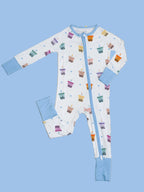 Sweet Boba Dreams 2.0 Bamboo Two-Way Zippy Pajamas