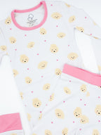 Cozy Dumpling Bamboo Two-Piece Sleep Set - Pink