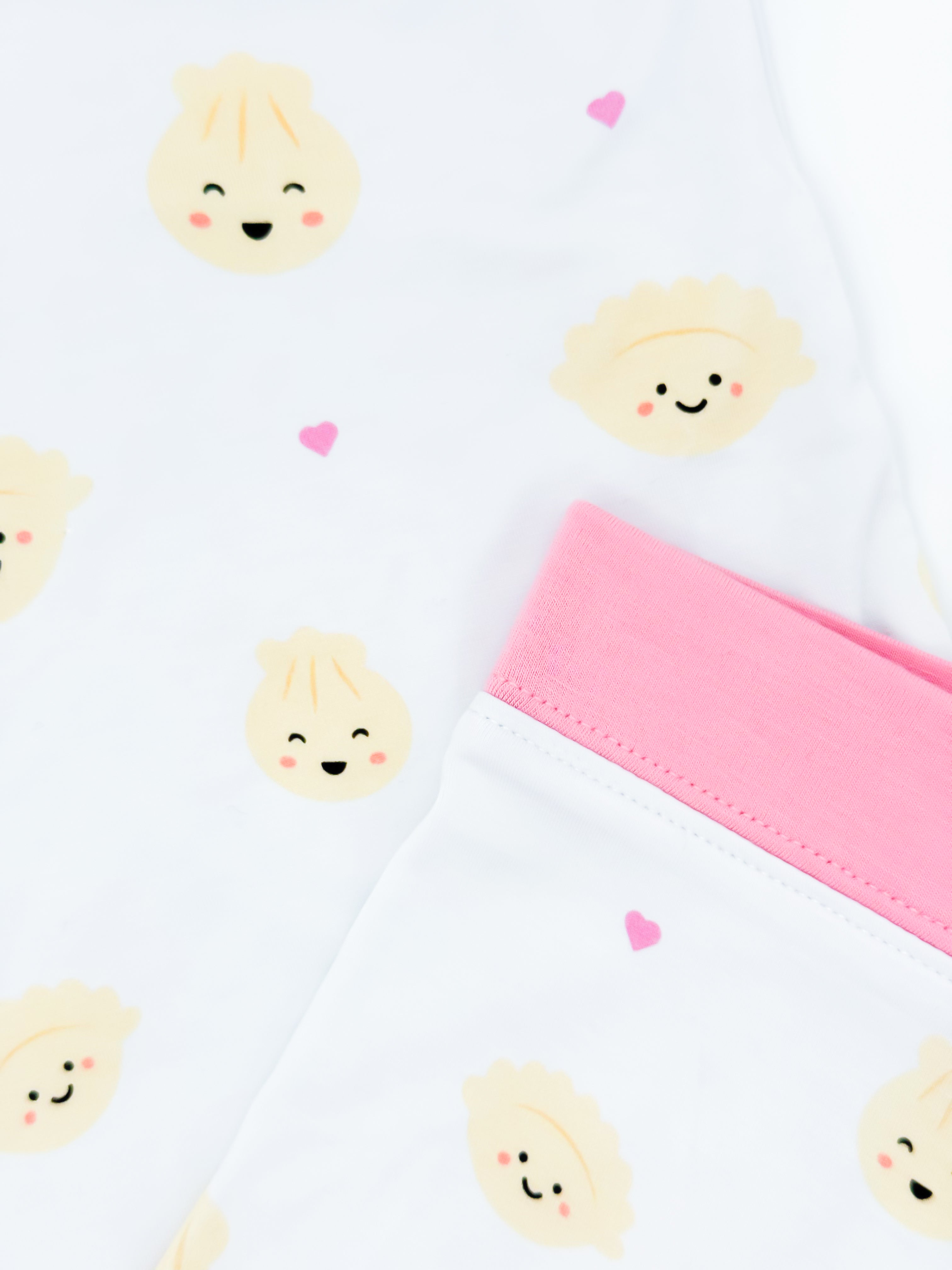 Cozy Dumpling Bamboo Two-Piece Sleep Set - Pink