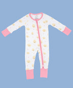 Cozy Dumpling Bamboo Two-Way Zippy Pajama - Pink