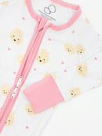Cozy Dumpling Bamboo Two-Way Zippy Pajama - Pink