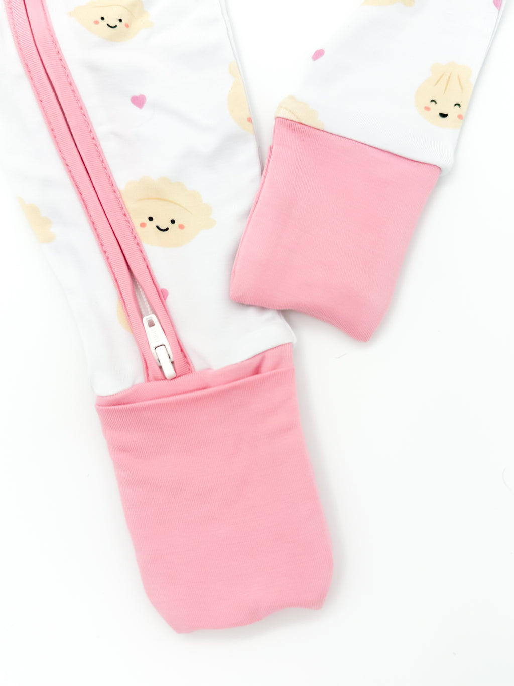 Cozy Dumpling Bamboo Two-Way Zippy Pajama - Pink