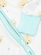 Cozy Dumpling Bamboo Two-Way Zippy Pajama - Blue