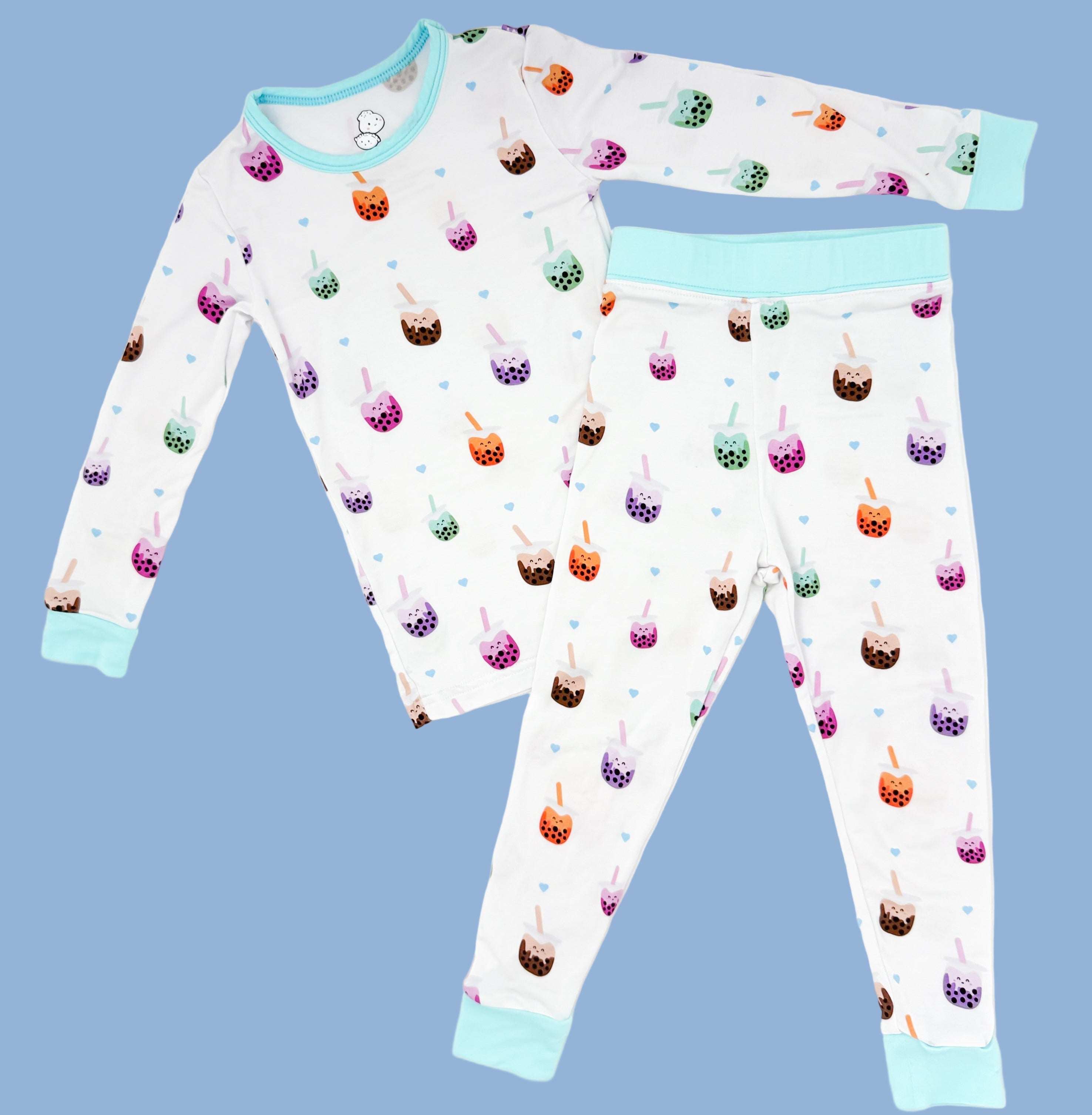Sweet Boba Dreams Bamboo Two-Piece Sleep Set