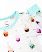 Sweet Boba Dreams Bamboo Two-Piece Sleep Set