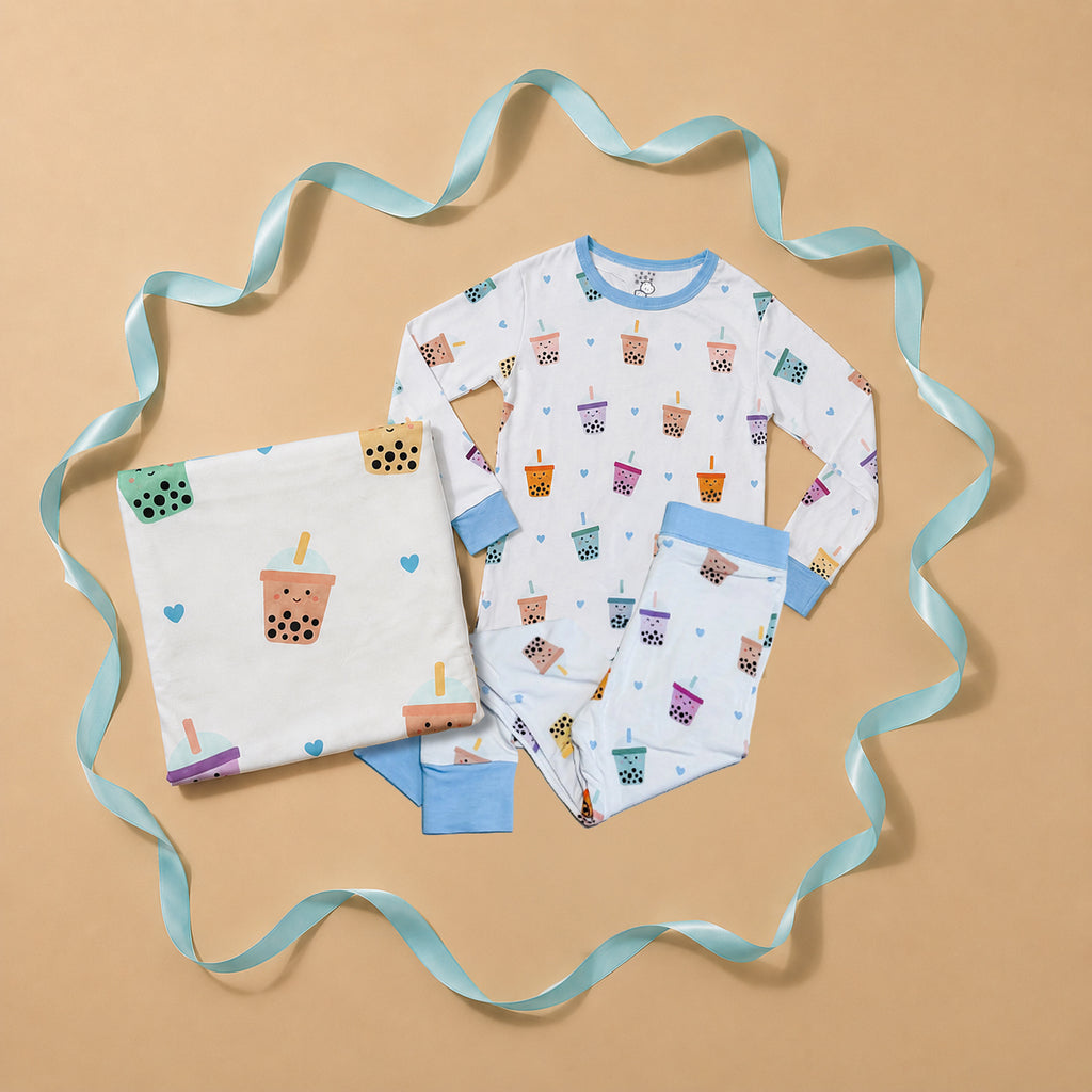 PRE-ORDER ONLY: Sweet Boba Dream Bedtime Bundle - 2 Piece Pajama Set