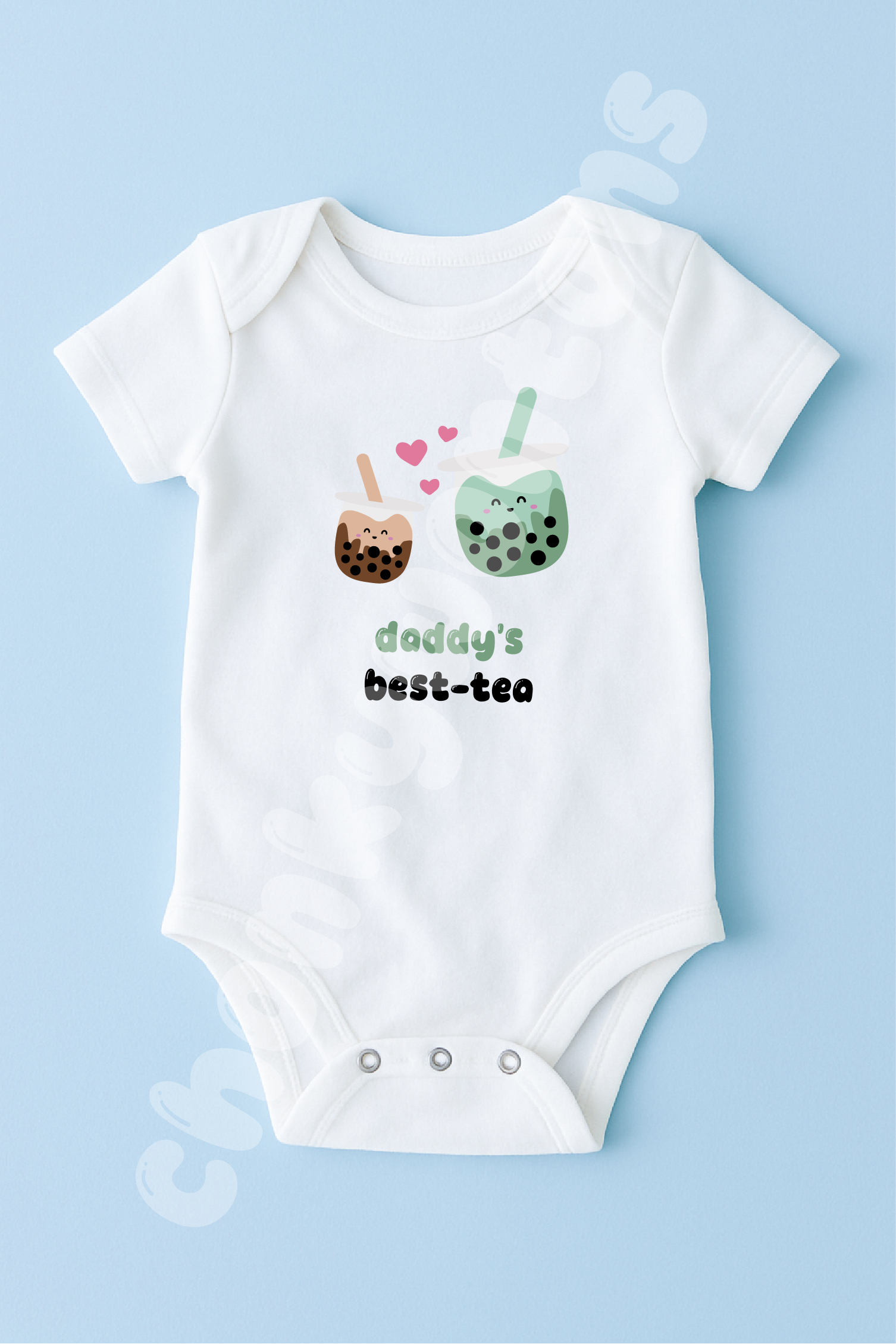 Daddy's Best-Tea - Graphic Bodysuit