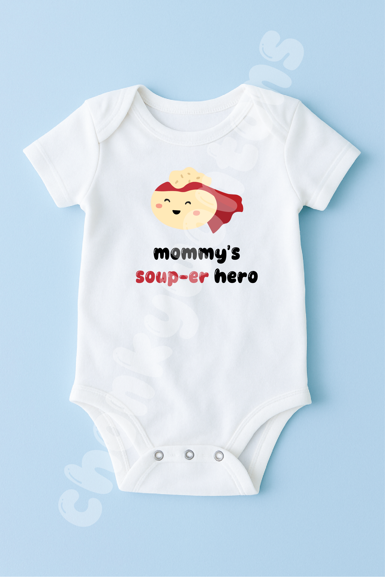 Mommy's Soup-er Hero - Graphic Bodysuit