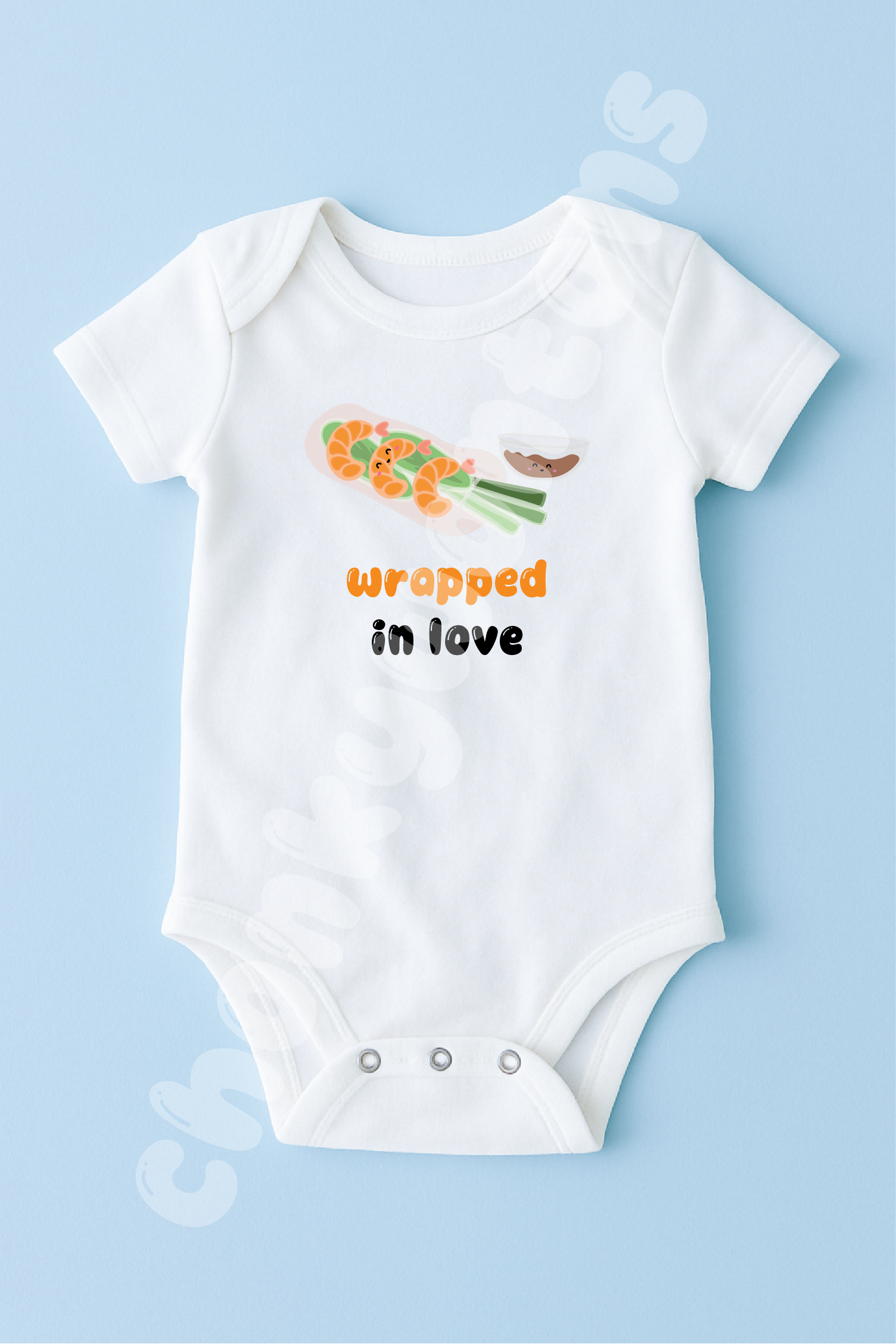 Wrapped in Love - Graphic Bodysuit